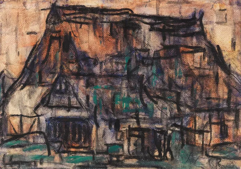 Haus in Soest by Christian Rohlfs, 1920 — digital art print download