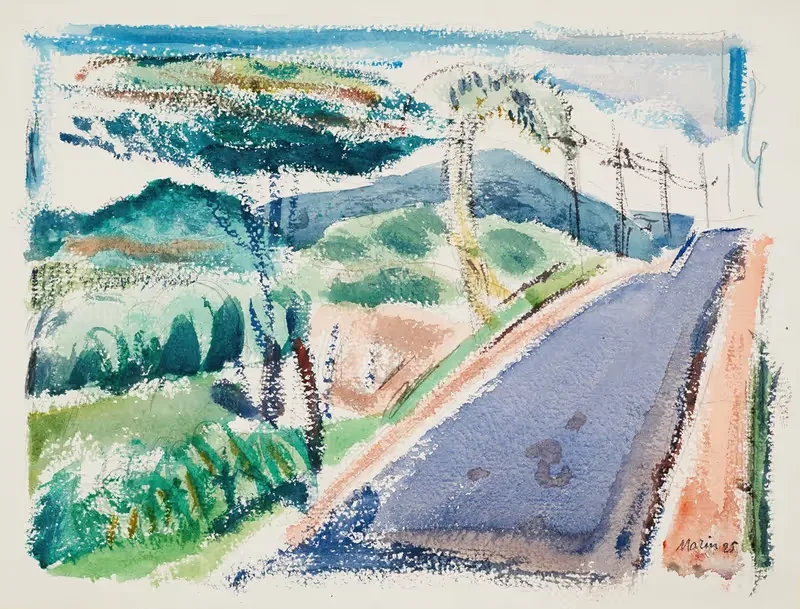 On Road to Sparkill, New York — John Marin