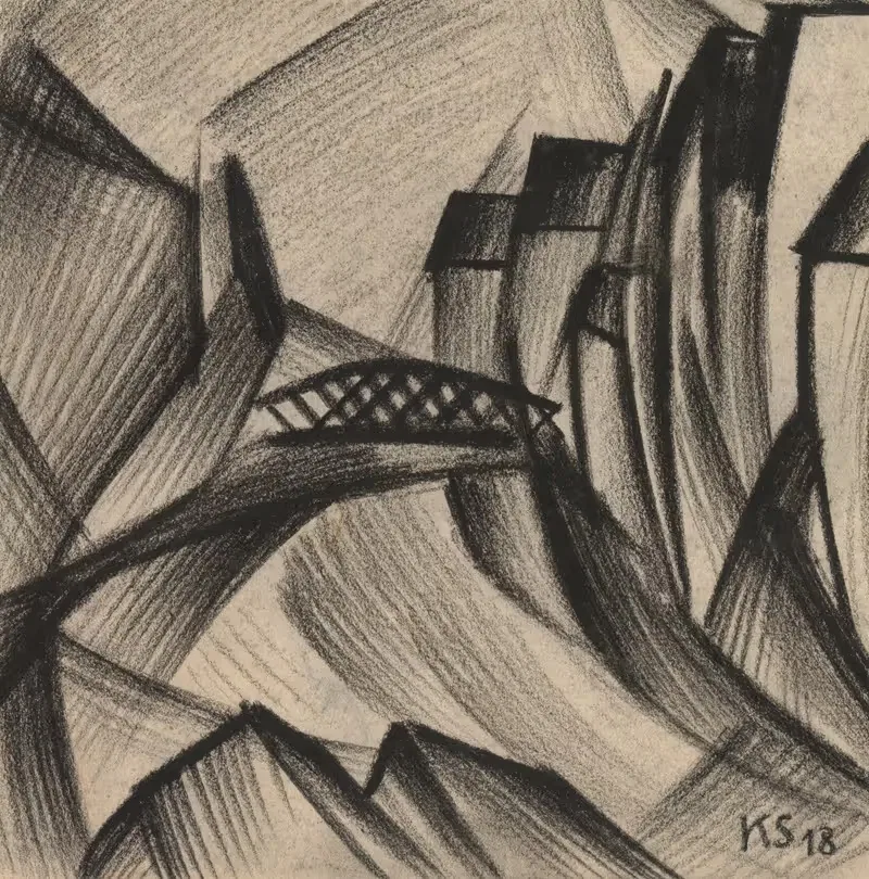 Z 107 Лейенбрюке by Курт Швиттерс, 1918 — digital art print download