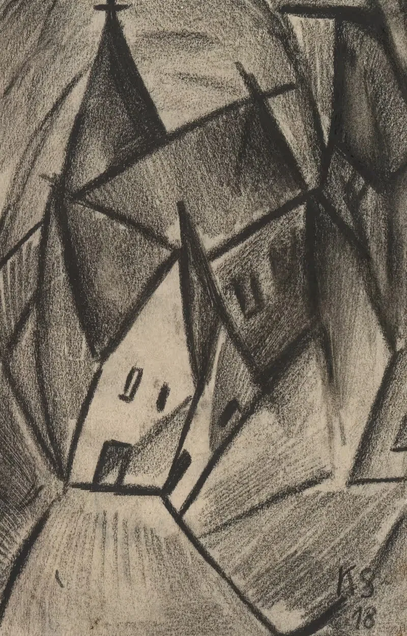 Z31 Nächtliches Dorf — Kurt Schwitters