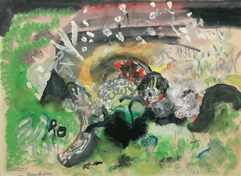 Весна в Литтл Уулгарстон by Франсис Ходгкинс, 1946 — digital art print download