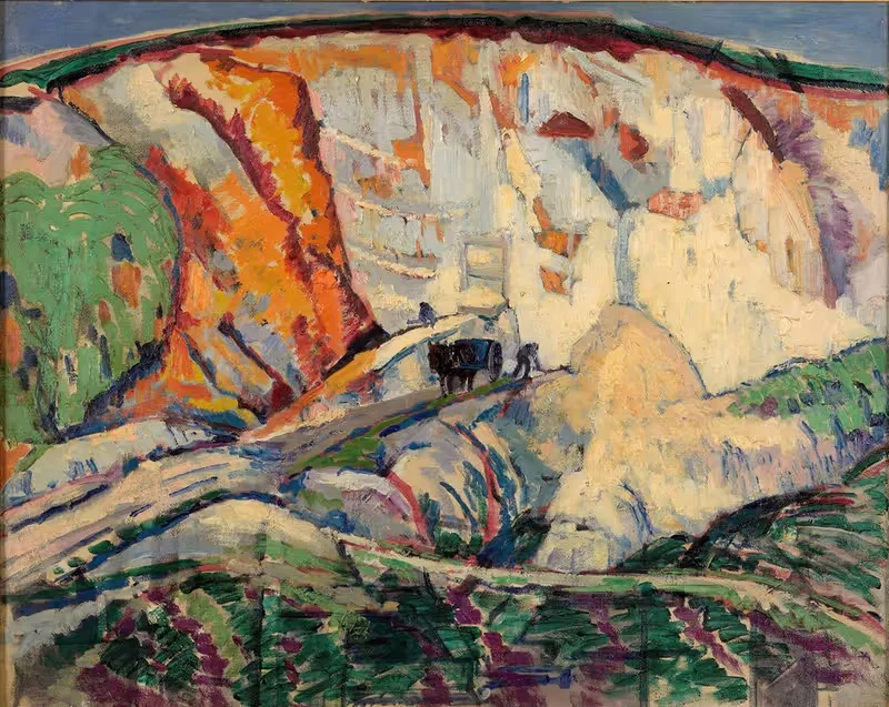 Меловая скала by Фредерик Портер, 1918 — digital art print download