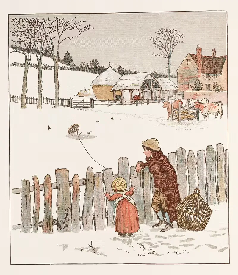 Спой песню за шесть пенсов Пл.3 by Рэндольф Колдекотт, 1887 — digital art print download