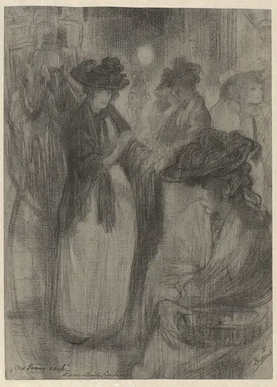 Bloemenmeisjes in Londen by Pieter Dupont, 1880-1911 — digital art print download