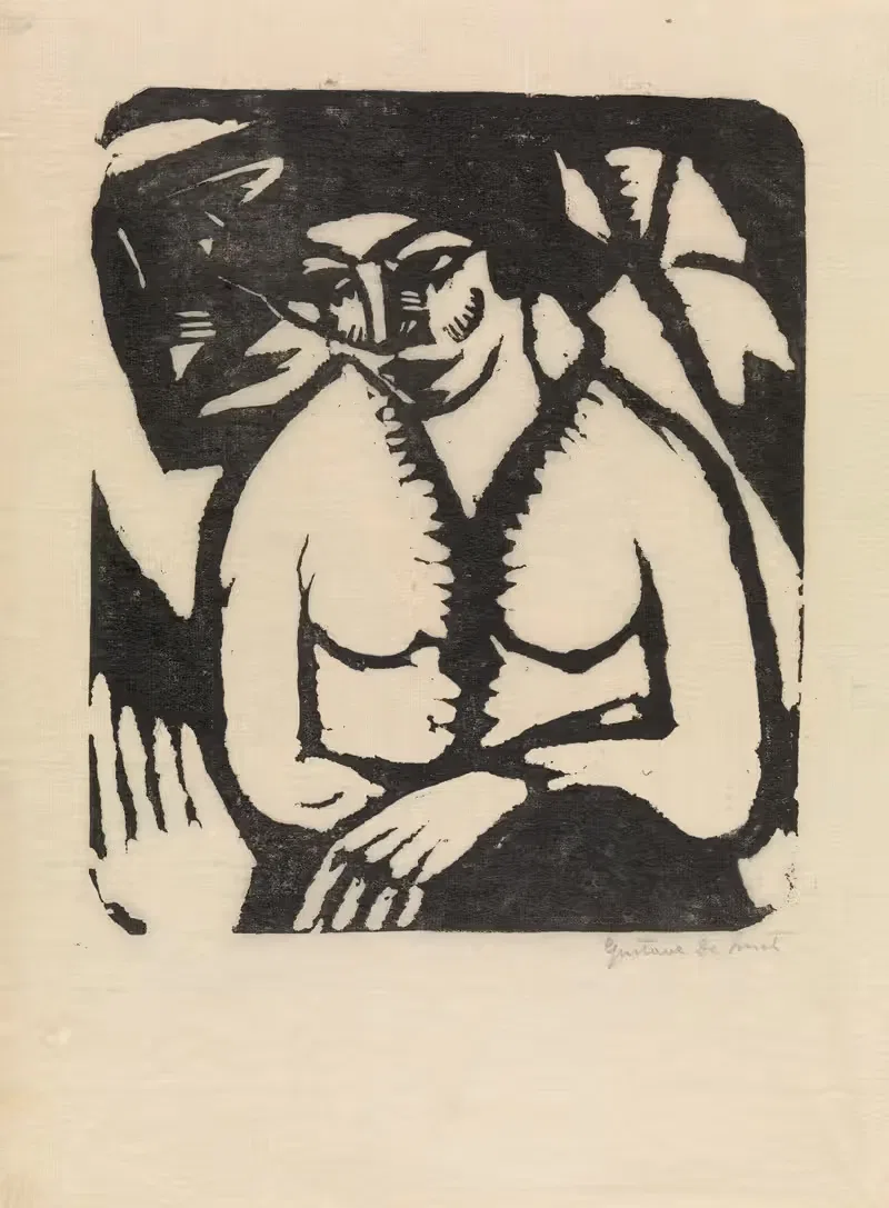 Сидящая женщина by Гюстав Де Смет, 1920 — digital art print download