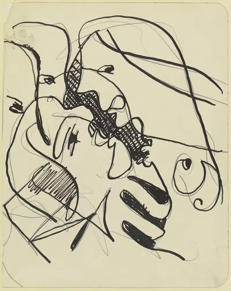 Четыре головы by Эрнст Людвиг Кирхнер — digital art print download