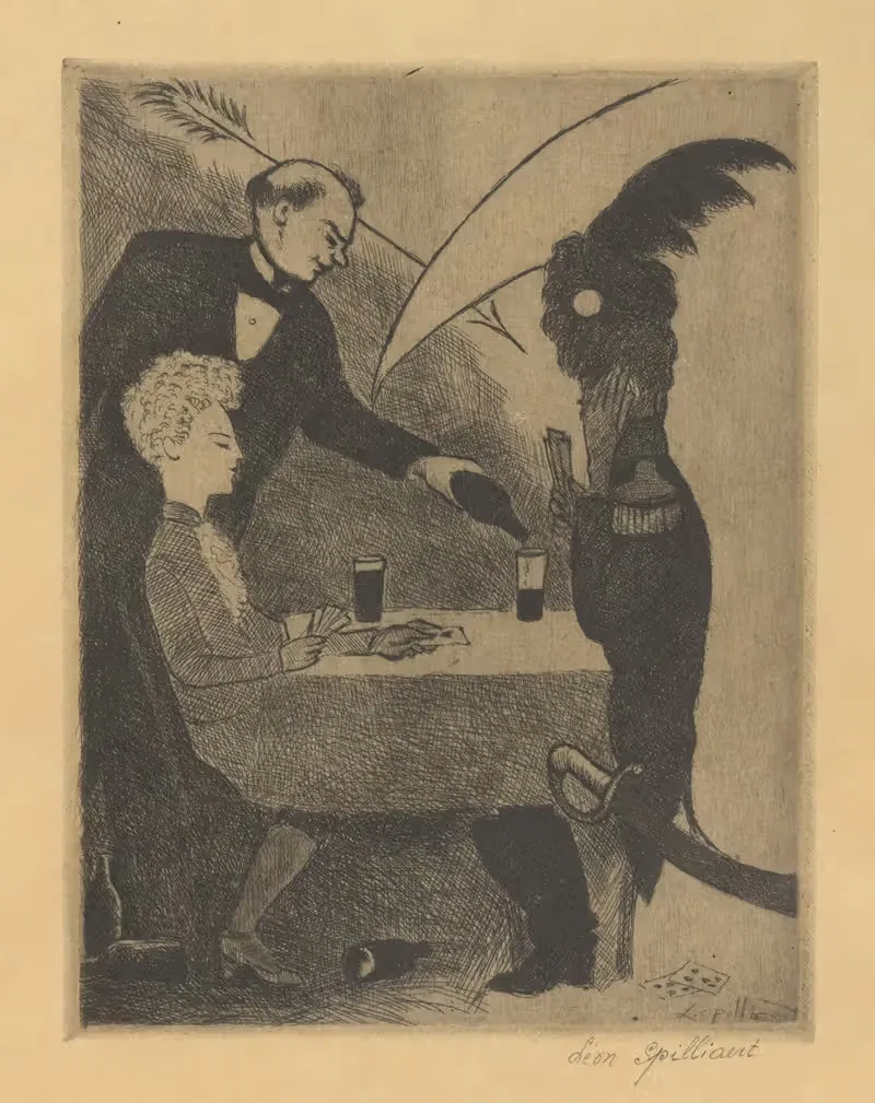 Стрелы и коса by Леон Спиллиарт, 1935 — digital art print download