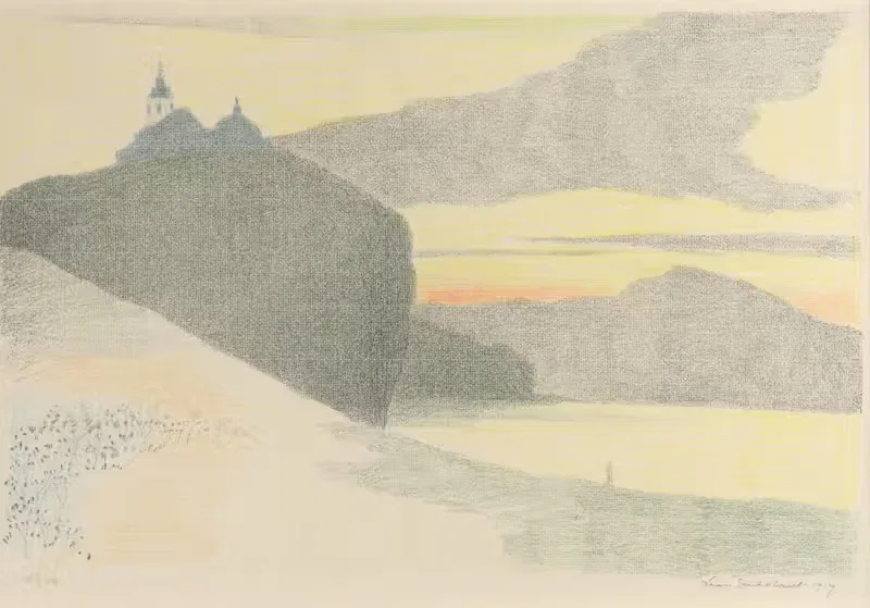 Скала у воды by Леон Спиллиарт, 1919 — digital art print download