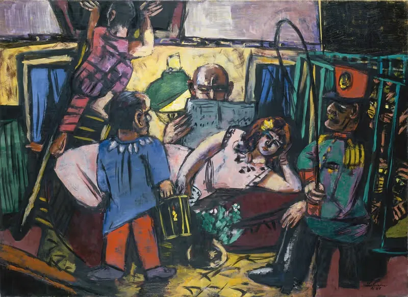 Цирковая карета by Макс Бекманн, 1940 — digital art print download