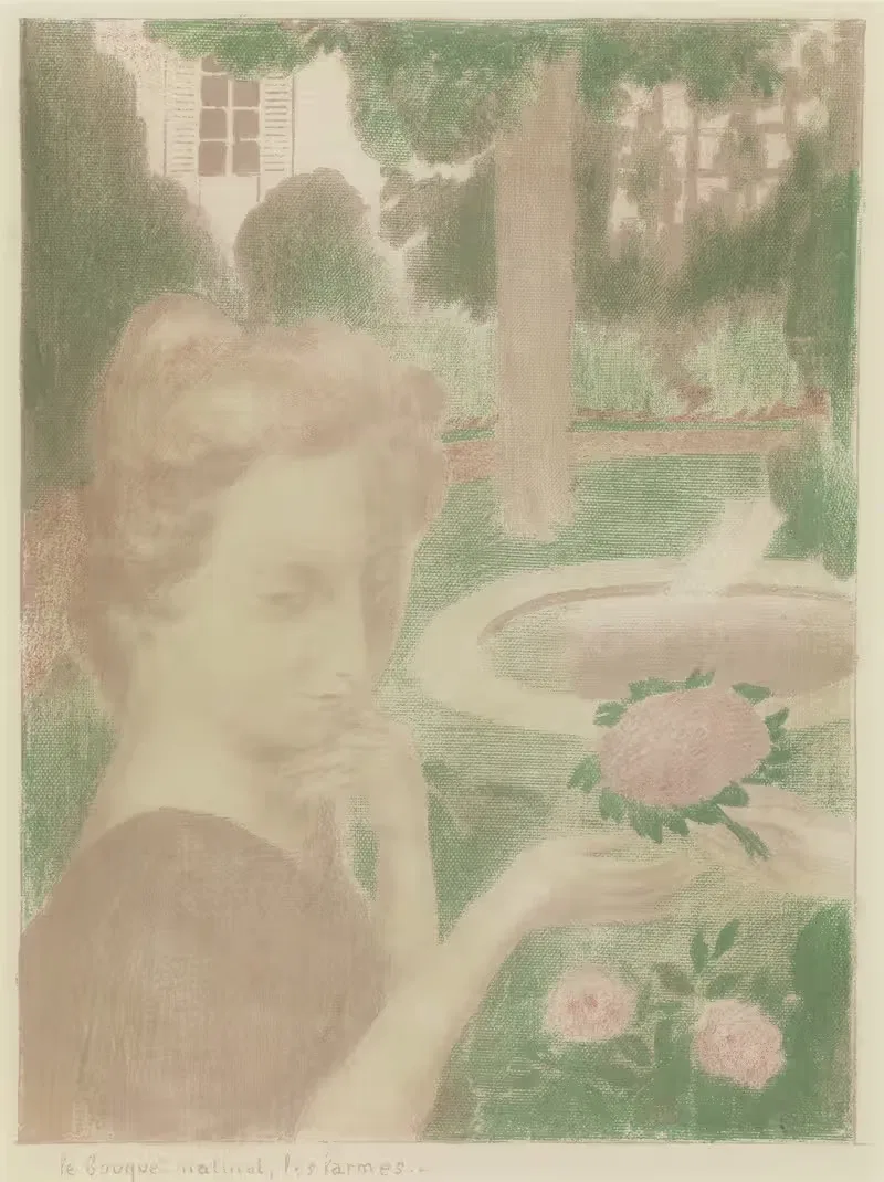 Le bouquet matinal, les larmes …, uit de reeks — Maurice Denis