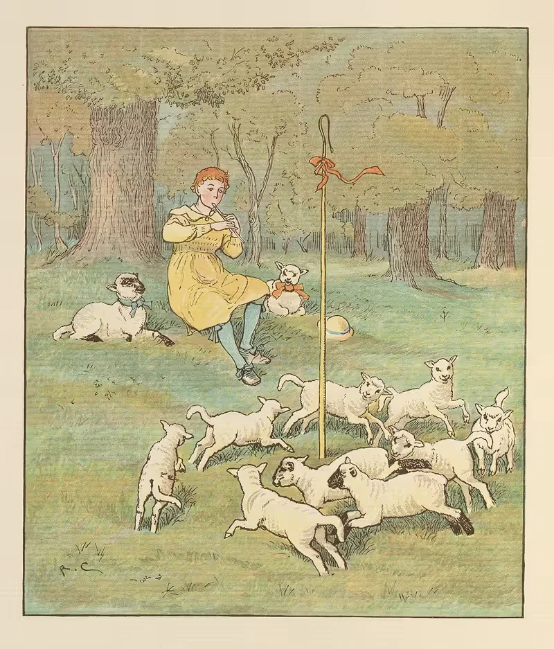 Мальчик фермера Пл.3 by Рэндольф Колдекотт, 1887 — digital art print download