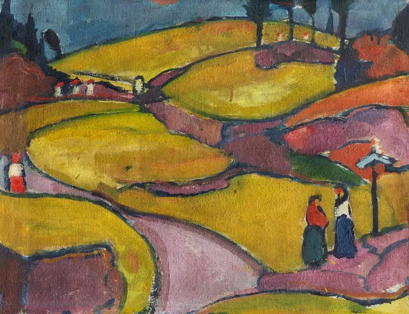 Rhythmische Landschaft (Eifel) — Hermann Stenner