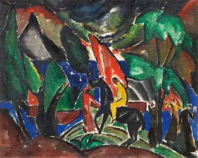 Der Ersehnte by Josef Eberz, 1916 — digital art print download