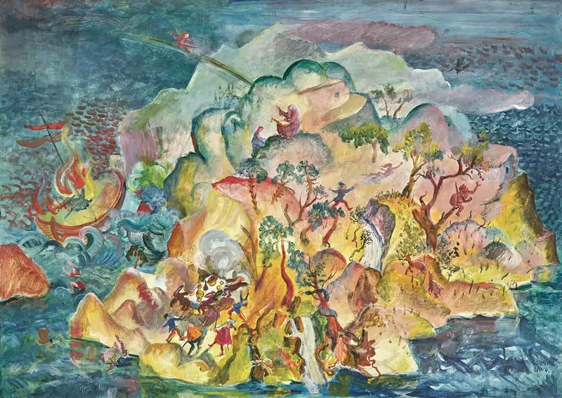 Die verzauberte Insel (Sturm) — Oskar Laske