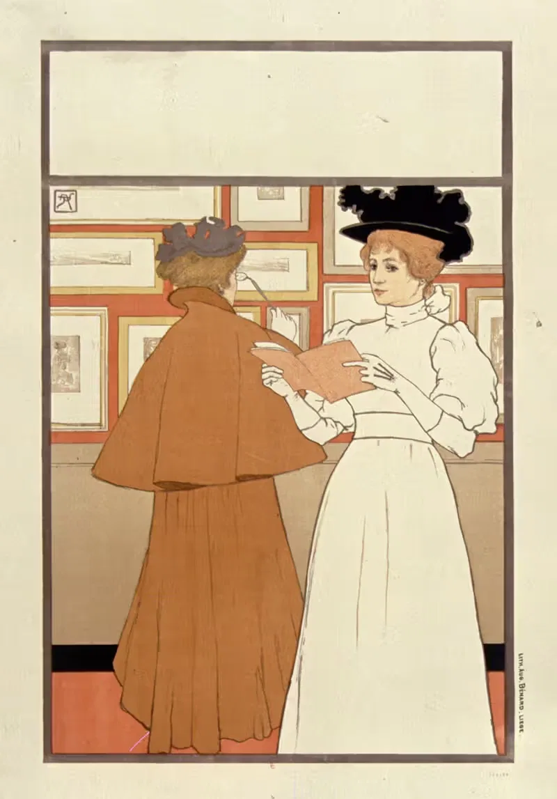 Салон ста (19) – февраль by Арман Рассенфос, 1896 — digital art print download