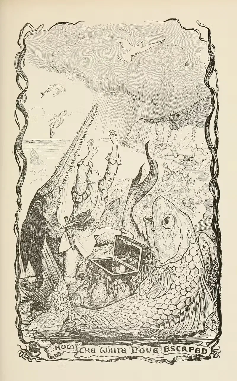 Как белая голубка сбежала by Генри Джастис Форд, 1905 — digital art print download
