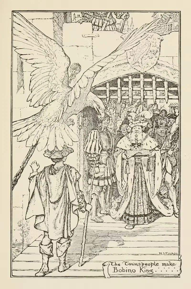 Горожане делают Бобино королем by Генри Джастис Форд, 1905 — digital art print download