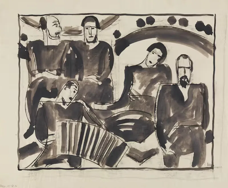 Семья Баббергер by Август Баббергер, 1917-1920 — digital art print download
