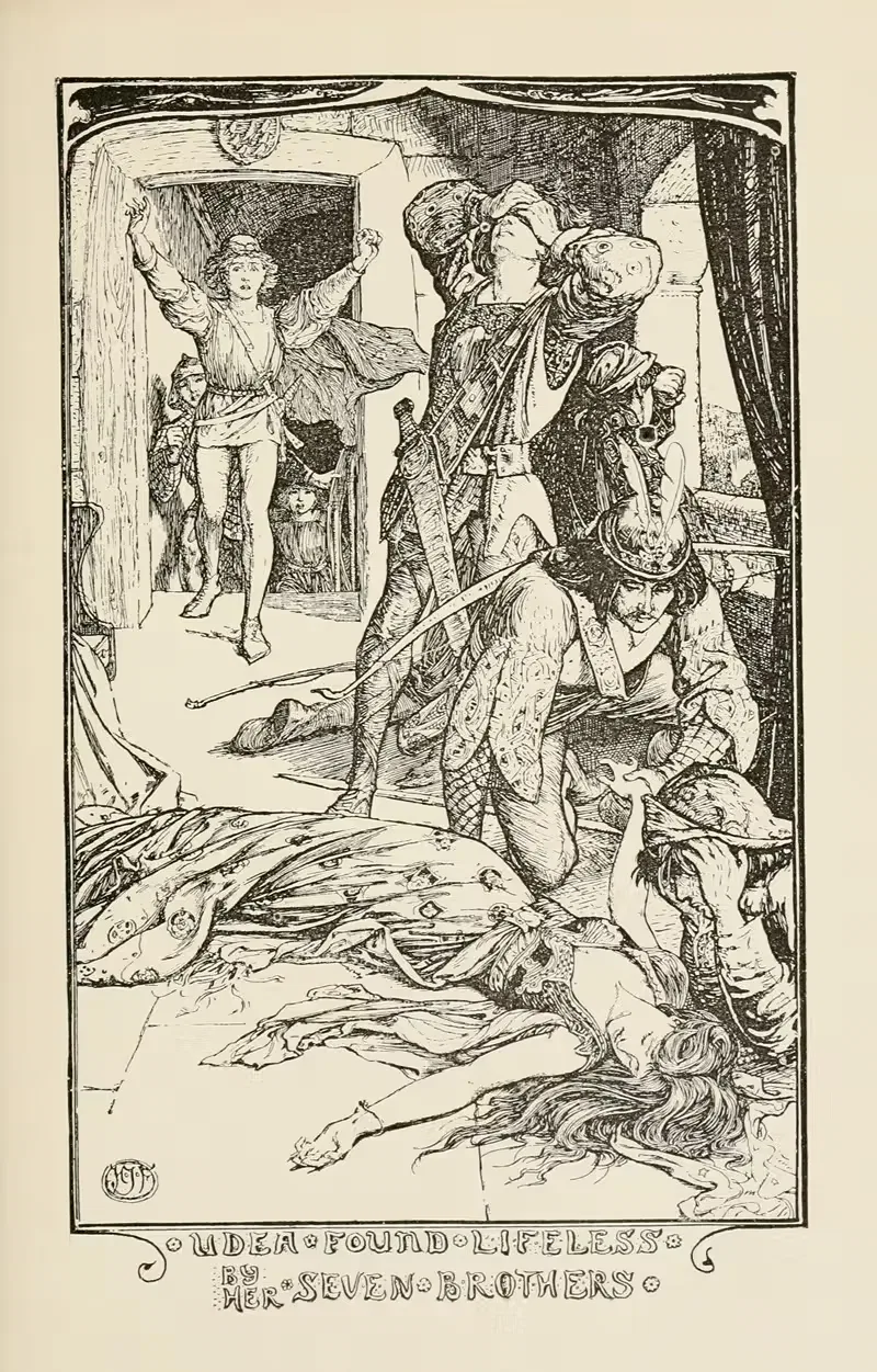 Udea found Lifeless by her Seven Brothers — Henry Justice Ford