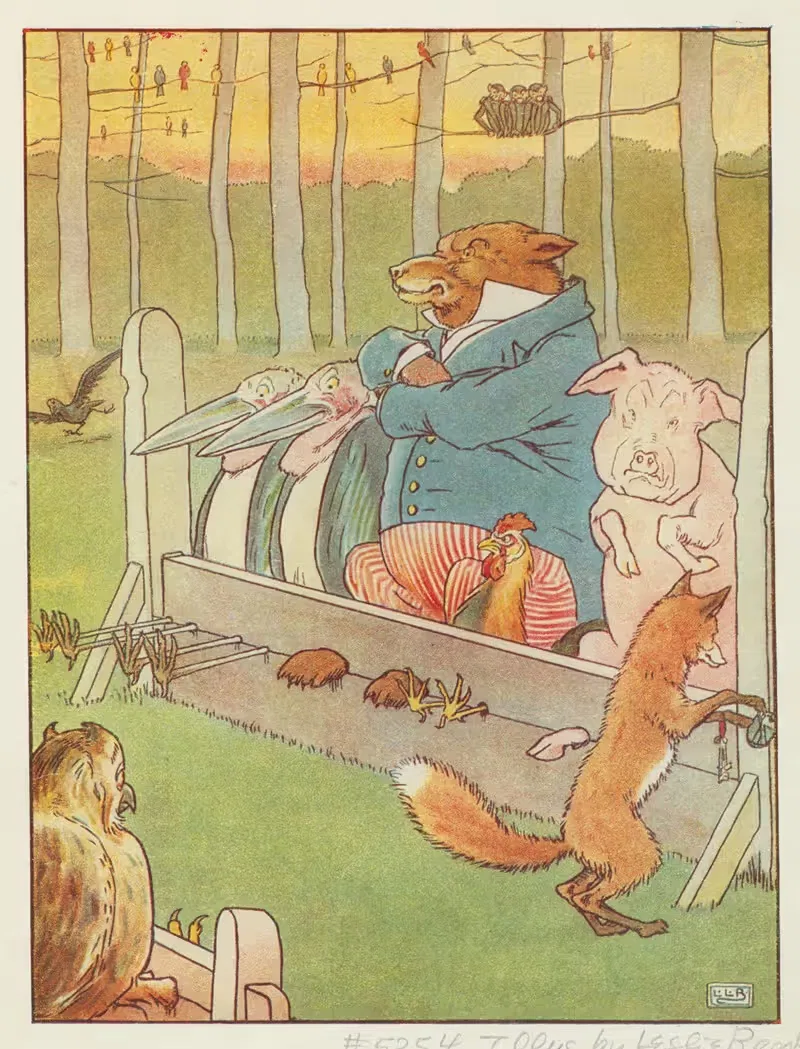 Животные, запертые в кандалах. by Леонард Лесли Брук — digital art print download