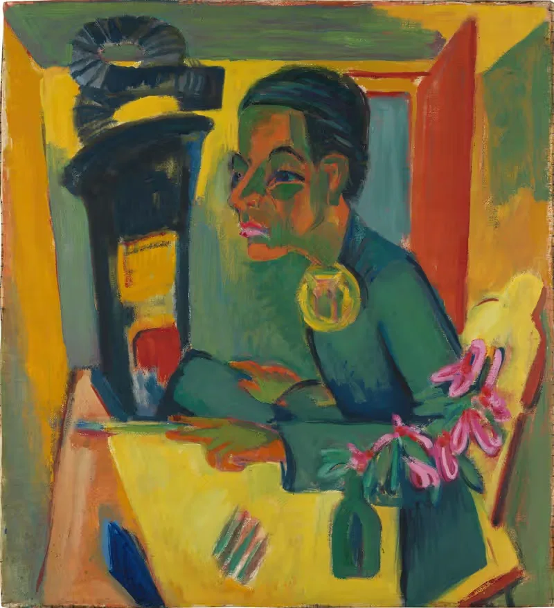 Der Maler (Selbstbildnis) by Ernst Ludwig Kirchner, 1920 — digital art print download