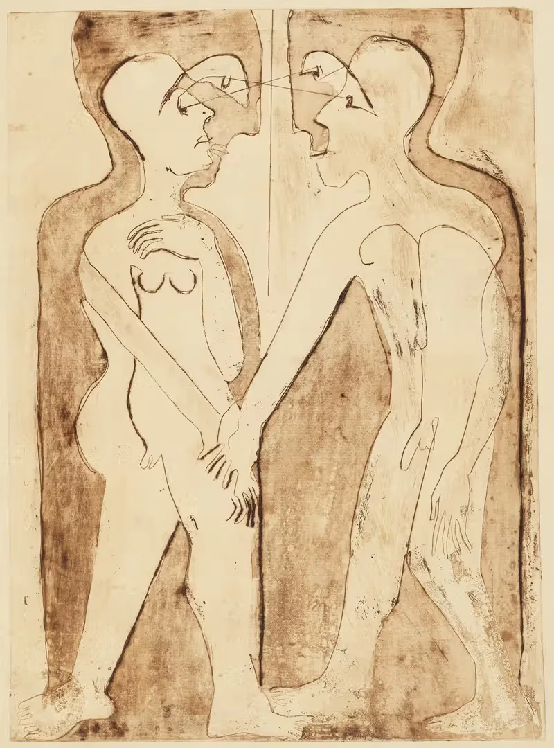 Связь by Эрнст Людвиг Кирхнер, 1929 — digital art print download