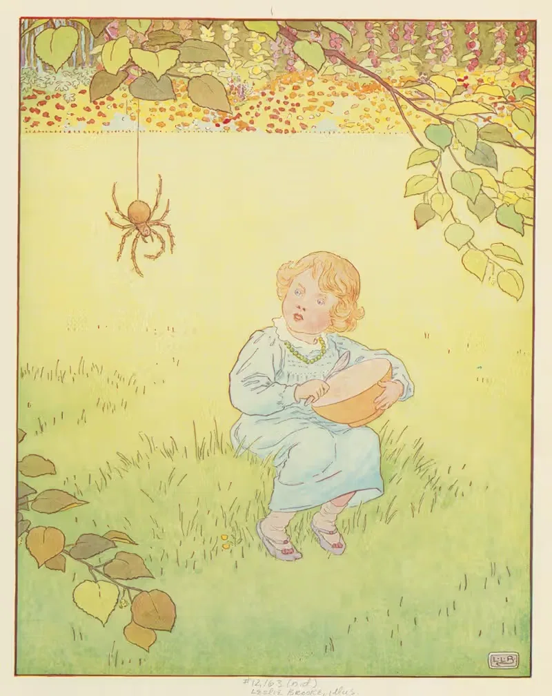 Маленькая мисс Маффет. by Леонард Лесли Брук — digital art print download