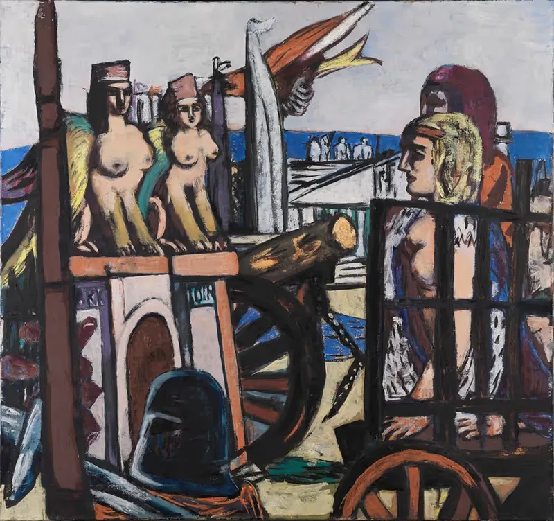 Перевозка сфинксов by Макс Бекманн, 1945 — digital art print download