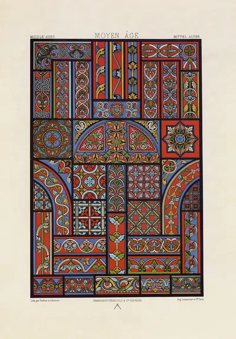 Средние века 8 by Огюст Расине, 1880 - 1889 — digital art print download