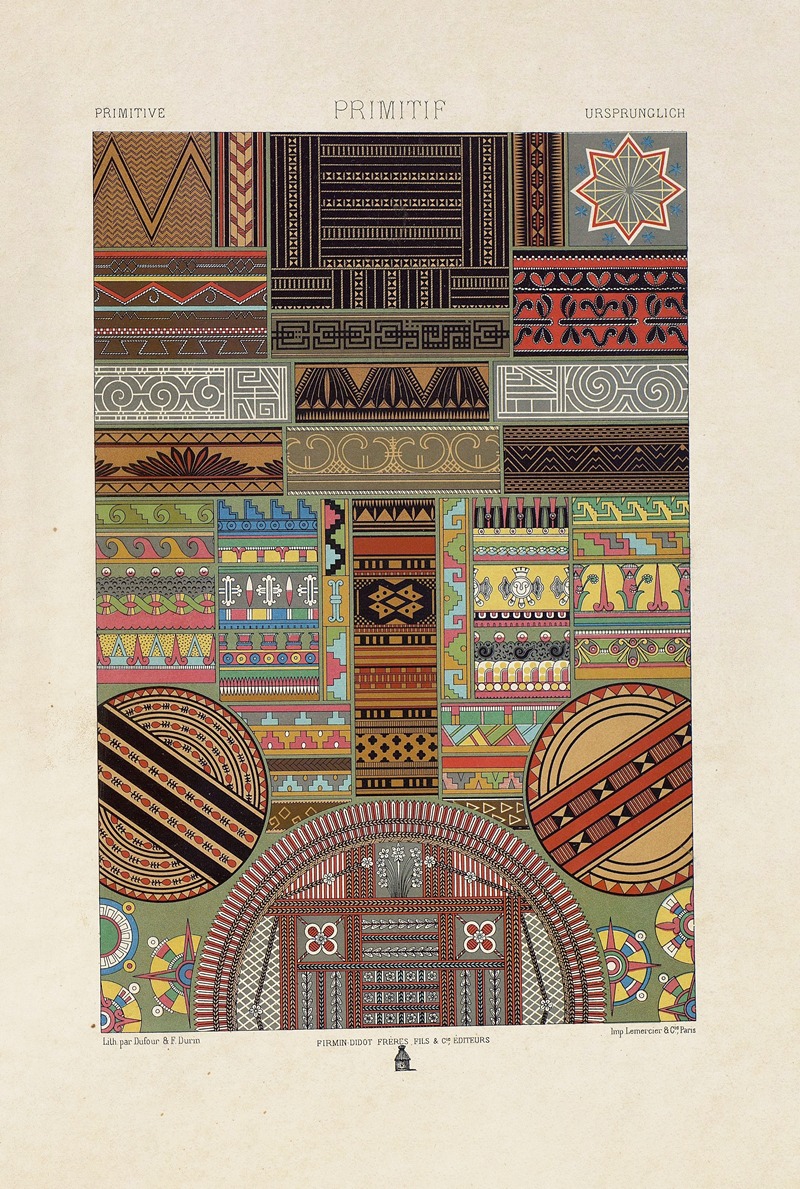 Primitif by Auguste Racinet, 1880 - 1889 — digital art print download