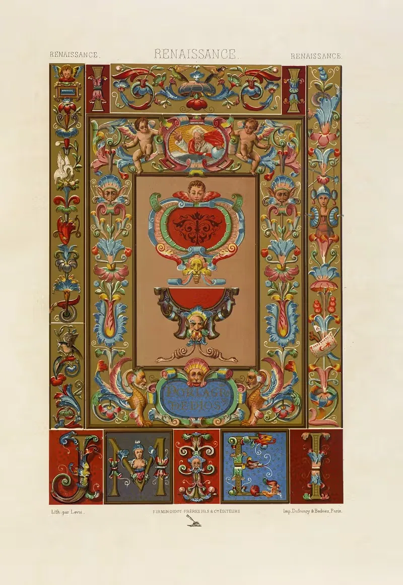 Ренессанс 12 by Огюст Расине, 1880 - 1889 — digital art print download