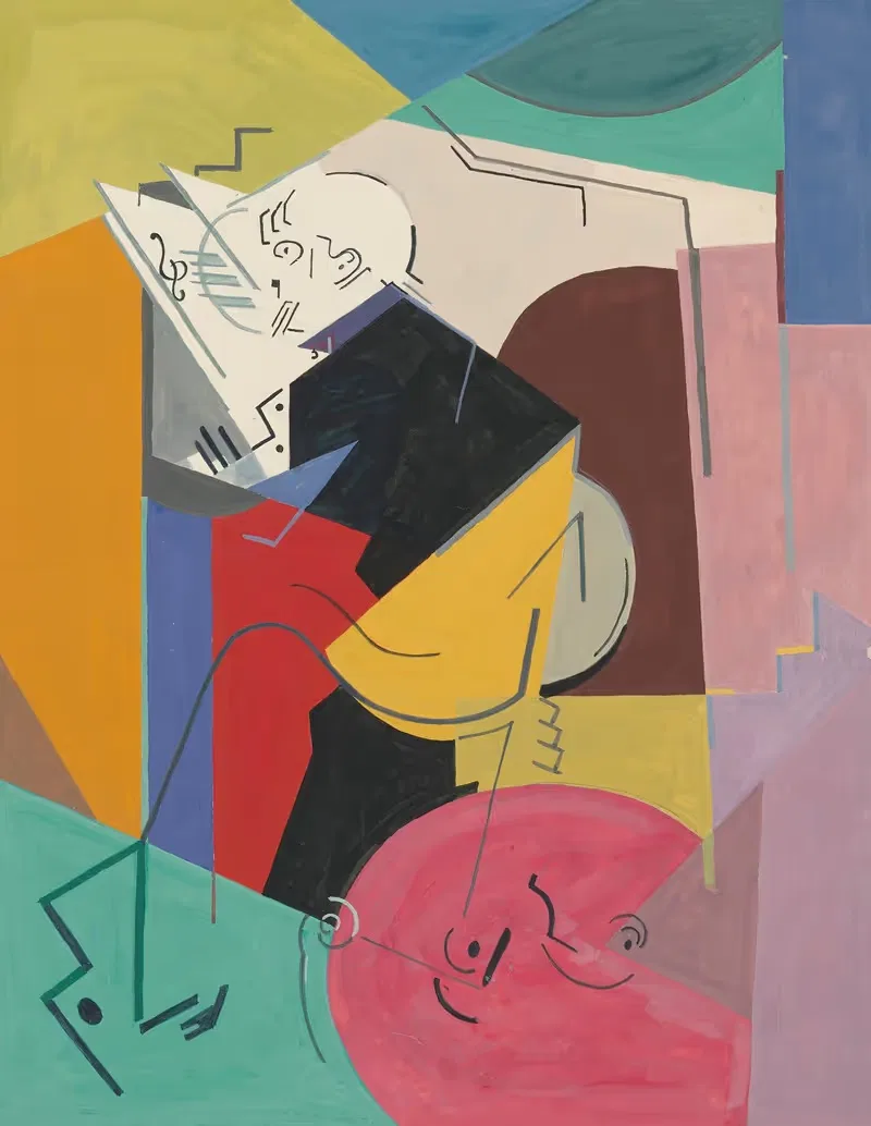 Étude pour le portrait de Florent Schmitt — Albert Gleizes