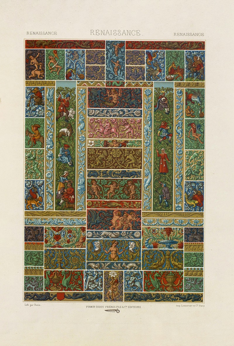 Renaissance by Auguste Racinet, 1880 - 1889 — digital art print download