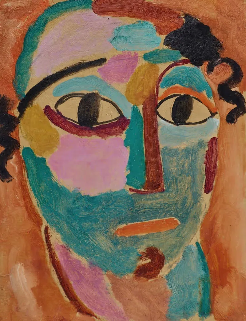 Mysticher Kopf; Das Staunen — Alexej von Jawlensky