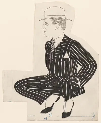 Джордж Майкл Кохан by Уолтер К. Кинстлер, 1923 — digital art print download