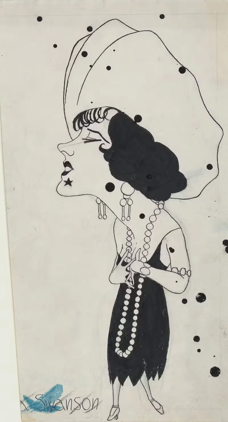 Глория Мэй Джозефина Суонсон by Уолтер К. Кинстлер, 1923 — digital art print download