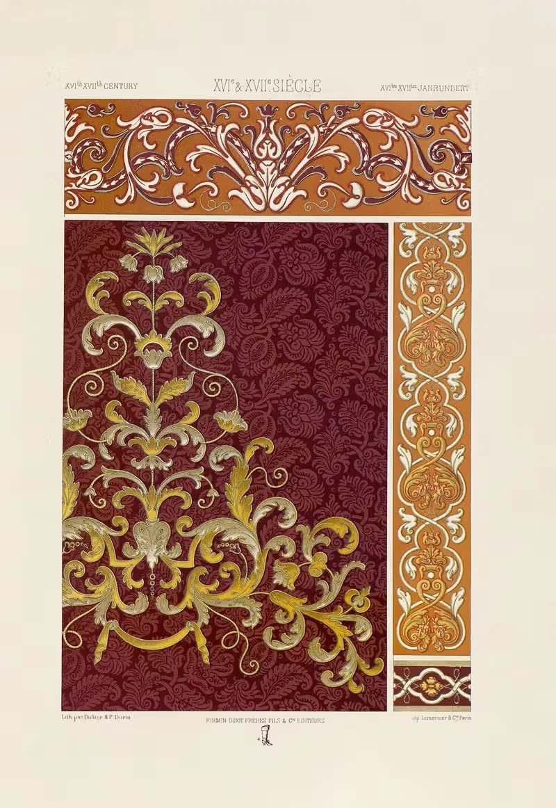 XVI и XVII века 3 by Огюст Расине, 1880 - 1889 — digital art print download