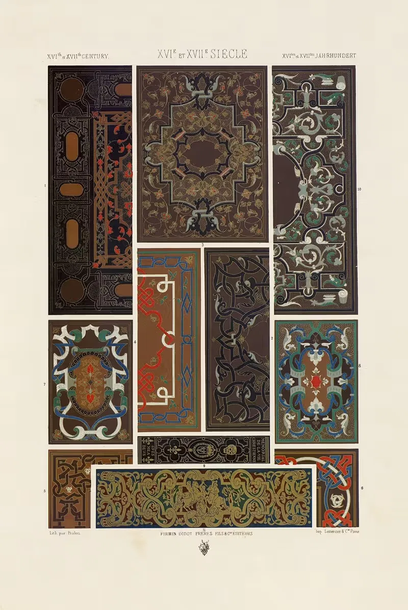 XVI и XVII века by Огюст Расине, 1880 - 1889 — digital art print download