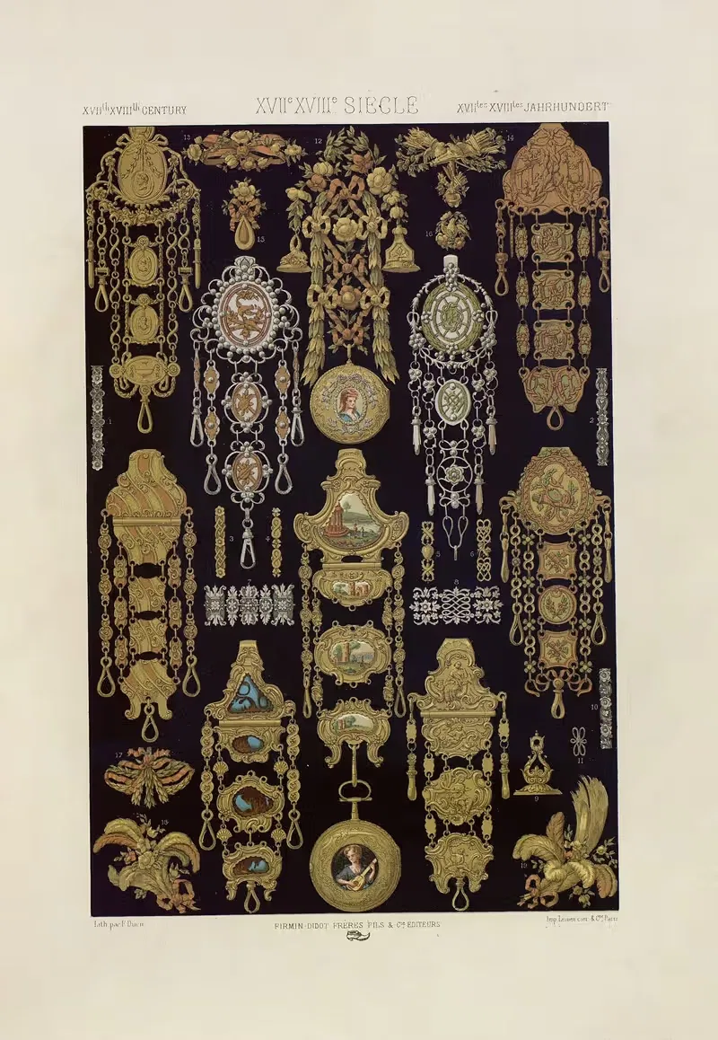 XVII XVIII век 3. by Огюст Расине, 1880 - 1889 — digital art print download