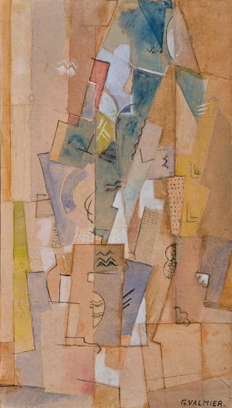 Nature morte by Georges Valmier, 1918 — digital art print download