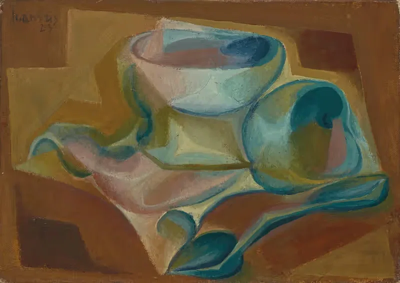 Чаша и яблоко by Хуан Грис, 1923 — digital art print download