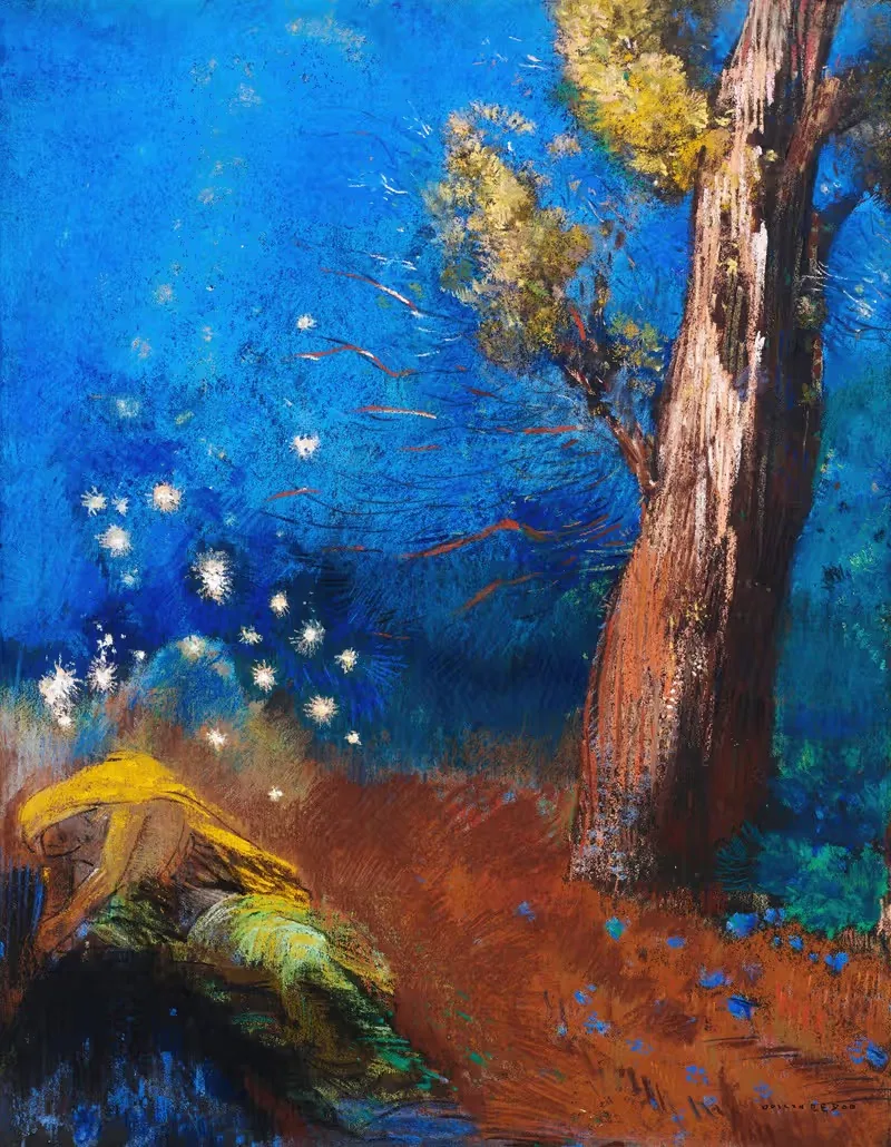 La mort de Bouddha by Odilon Redon — digital art print download