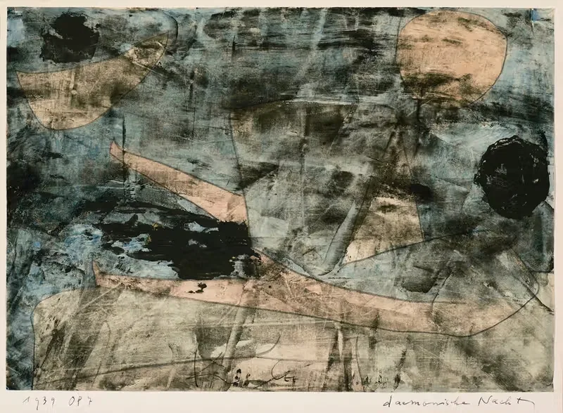 Демоническая ночь by Поль Клее, 1939 — digital art print download