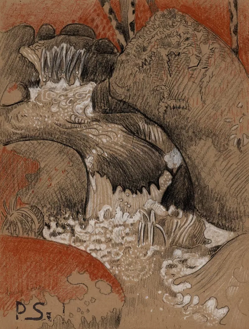 Скалы Уэльгоат by Поль Серюзье, 1892 — digital art print download