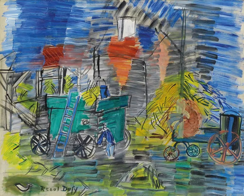 Голубая обдирка by Рауль Дюфи, 1948 — digital art print download