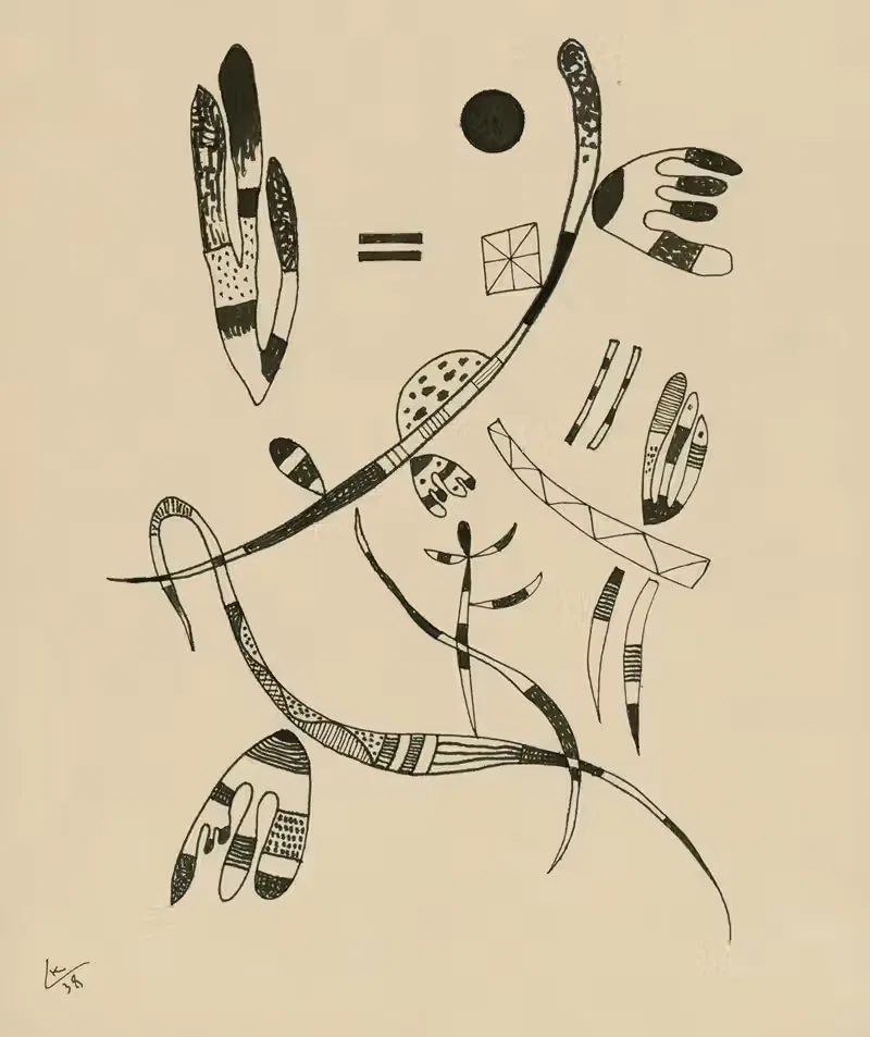 Ohne Titel by Wassily Kandinsky, 1938 — digital art print download