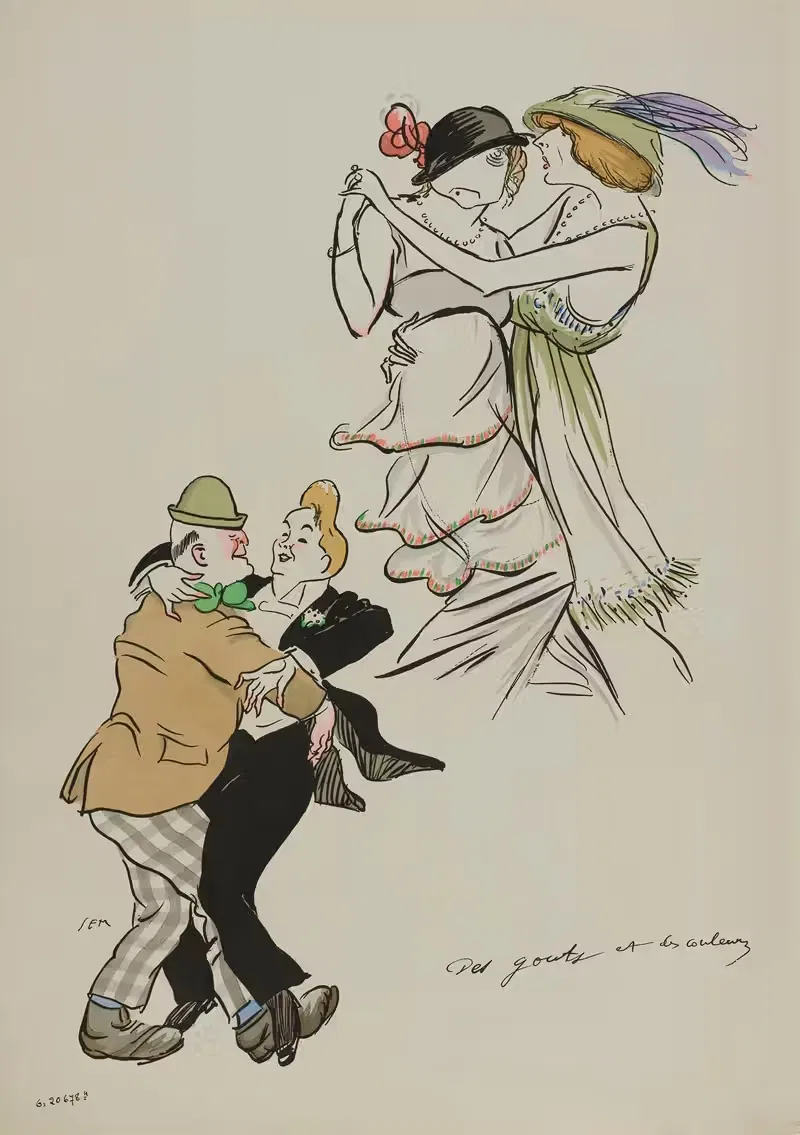 О вкусах и цветах by Жорж Гурсат, 1913 — digital art print download