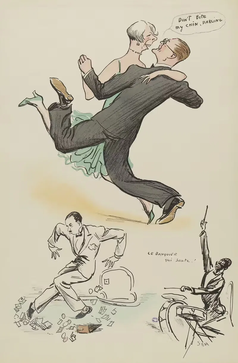 Не кусай меня за подбородок, дорогая! by Жорж Гурсат, 1927 — digital art print download