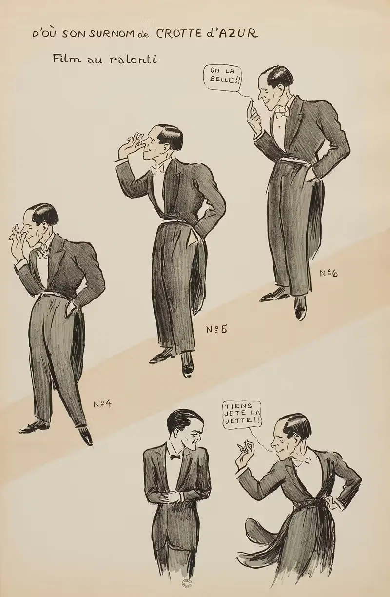 Откуда его прозвище "синяя какашка by Жорж Гурсат, 1924 — digital art print download