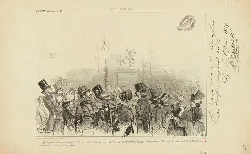 Национальные праздники by Жорж Гурсат, 1849 — digital art print download